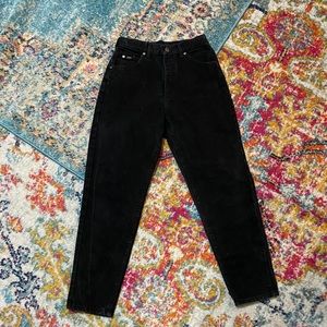 BLACK LEE MOM JEANS - HIGH WAISTED VINTAGE